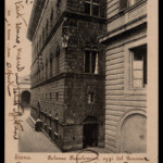 Cartolina inviata a Pascoli da Giacomo Puccini, Elvira Puccini, Plinio Nomellini, Alfredo Caselli, Siena, 11 dicembre 1906 Cartolina inviata a Pascoli da Giacomo Puccini, Elvira Puccini, Plinio Nomellini, Alfredo Caselli, Siena, 11 dicembre 1906