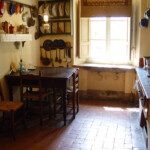 La cucina di casa Pascoli, con gli utensili di Maria La cucina di casa Pascoli, con gli utensili di Maria