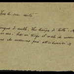 "La cappella è in vetta al monte" copia in pulito di una poesia inedita, preceduta da alcune notazioni "La cappella è in vetta al monte" copia in pulito di una poesia inedita, preceduta da alcune notazioni