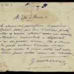 "A Ida e Maria": copia in pulito della poesia, corredata da un'indicazione cronologica (1882) "A Ida e Maria": copia in pulito della poesia, corredata da un'indicazione cronologica (1882)