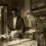 Maria Pascoli e Augusto Vicinelli. Foto tratta da: Augusto Vicinelli, 'La guerra è passata anche in casa Pascoli', "La lettura", n. 33 Maria Pascoli e Augusto Vicinelli. Foto tratta da: Augusto Vicinelli, 'La guerra è passata anche in casa Pascoli', "La lettura", n. 33
