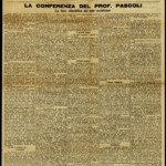 Gazzetta di Messina e delle Calabrie La conferenza del prof. Pascoli. La base scientifica del mio socialismo Gazzetta di Messina e delle Calabrie La conferenza del prof. Pascoli. La base scientifica del mio socialismo