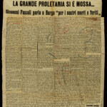 Il discorso "La grande proletaria si è mossa" fu pronunciato il 26 novembre 1911 presso il Teatro dei Differenti di Barga in sostegno alla guerra di Libia Il discorso "La grande proletaria si è mossa" fu pronunciato il 26 novembre 1911 presso il Teatro dei Differenti di Barga in sostegno alla guerra di Libia