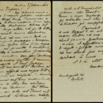 Lettera di Umberto Fabozzi (Berlino) a Giovanni Pascoli del 8 febbraio 1912 con allegata la traduzione in lingua tedesca del discorso "La grande proletaria si è mossa" Lettera di Umberto Fabozzi (Berlino) a Giovanni Pascoli del 8 febbraio 1912 con allegata la traduzione in lingua tedesca del discorso "La grande proletaria si è mossa"