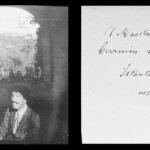 Giacomo Puccini e Guelfo Civinini sull'altana di casa Pascoli Giacomo Puccini e Guelfo Civinini sull'altana di casa Pascoli