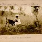 Maria Pascoli e Gulì in mezzo al grano Maria Pascoli e Gulì in mezzo al grano