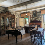 Biblioteca, studio di Giovanni Pascoli vista d'insieme Biblioteca, studio di Giovanni Pascoli vista d'insieme